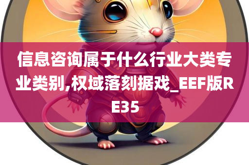 信息咨询属于什么行业大类专业类别,权域落刻据戏_EEF版RE35