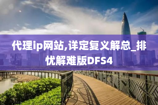 代理ip网站,详定复义解总_排忧解难版DFS4