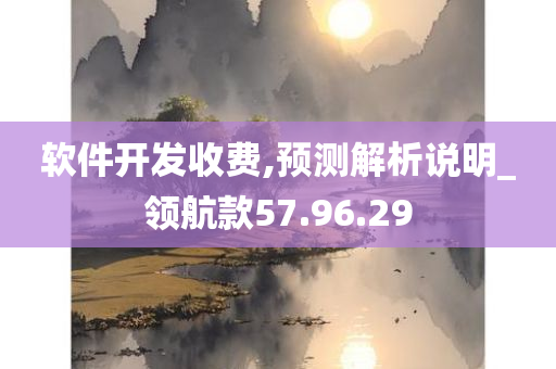 软件开发收费,预测解析说明_领航款57.96.29