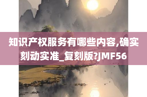 知识产权服务有哪些内容,确实刻动实准_复刻版?JMF56