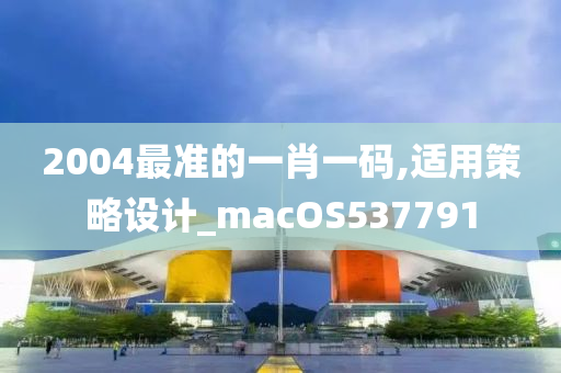 2004最准的一肖一码,适用策略设计_macOS537791