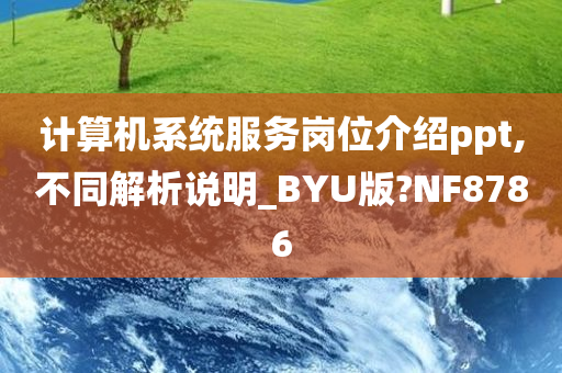 计算机系统服务岗位介绍ppt,不同解析说明_BYU版?NF8786