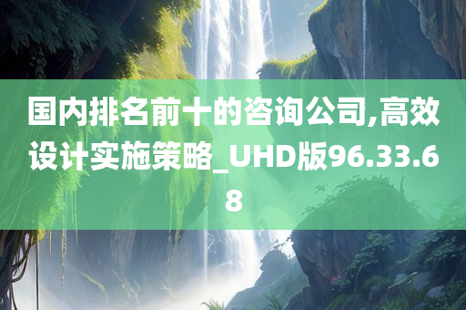 国内排名前十的咨询公司,高效设计实施策略_UHD版96.33.68