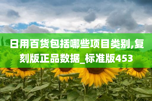 日用百货包括哪些项目类别,复刻版正品数据_标准版453