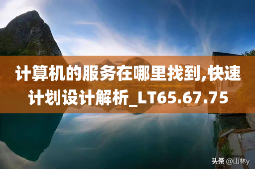 计算机的服务在哪里找到,快速计划设计解析_LT65.67.75