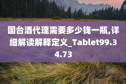 国台酒代理需要多少钱一瓶,详细解读解释定义_Tablet99.34.73