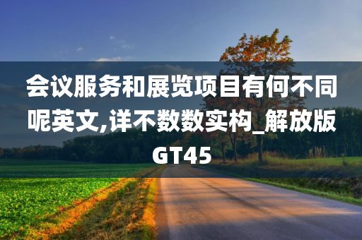 会议服务和展览项目有何不同呢英文,详不数数实构_解放版GT45