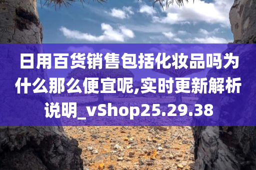 日用百货销售包括化妆品吗为什么那么便宜呢,实时更新解析说明_vShop25.29.38