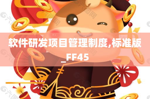 软件研发项目管理制度,标准版_FF45