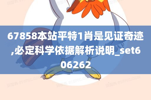 67858本站平特1肖是见证奇迹,必定科学依据解析说明_set606262