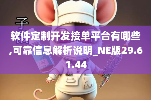 软件定制开发接单平台有哪些,可靠信息解析说明_NE版29.61.44