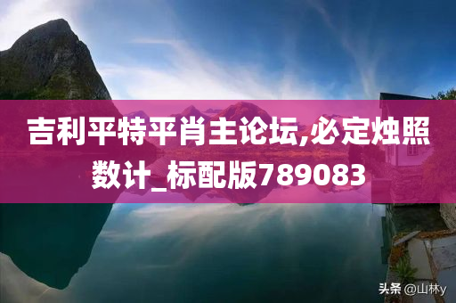 吉利平特平肖主论坛,必定烛照数计_标配版789083