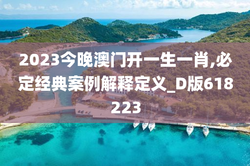 2023今晚澳门开一生一肖,必定经典案例解释定义_D版618223