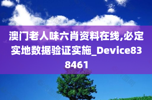 澳门老人味六肖资料在线,必定实地数据验证实施_Device838461