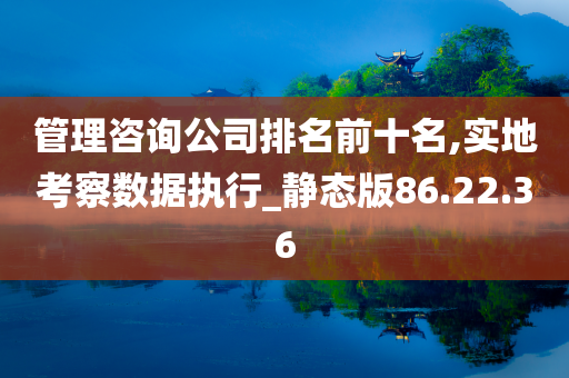 管理咨询公司排名前十名,实地考察数据执行_静态版86.22.36