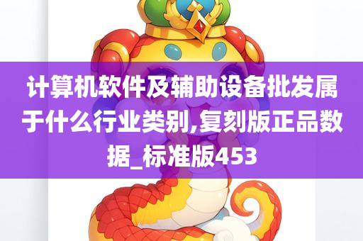 计算机软件及辅助设备批发属于什么行业类别,复刻版正品数据_标准版453