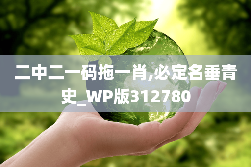 二中二一码拖一肖,必定名垂青史_WP版312780