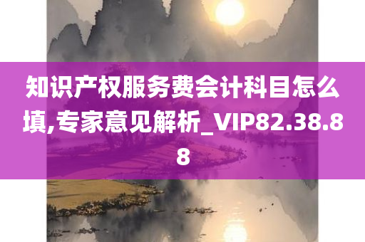 知识产权服务费会计科目怎么填,专家意见解析_VIP82.38.88