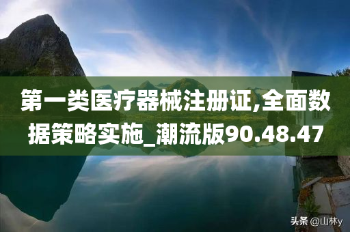 第一类医疗器械注册证,全面数据策略实施_潮流版90.48.47