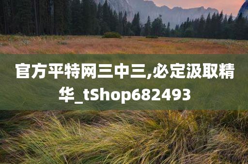 官方平特网三中三,必定汲取精华_tShop682493