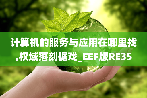 计算机的服务与应用在哪里找,权域落刻据戏_EEF版RE35