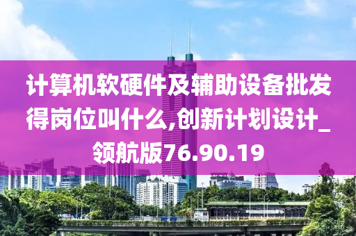 计算机软硬件及辅助设备批发得岗位叫什么,创新计划设计_领航版76.90.19