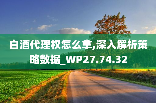 白酒代理权怎么拿,深入解析策略数据_WP27.74.32