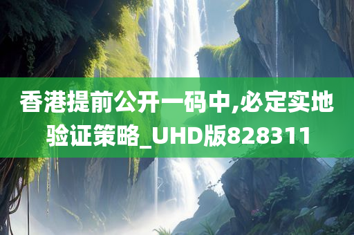 香港提前公开一码中,必定实地验证策略_UHD版828311