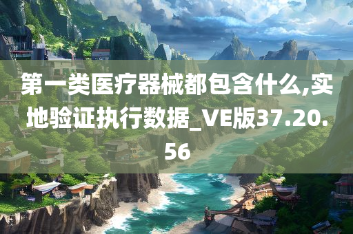 第一类医疗器械都包含什么,实地验证执行数据_VE版37.20.56