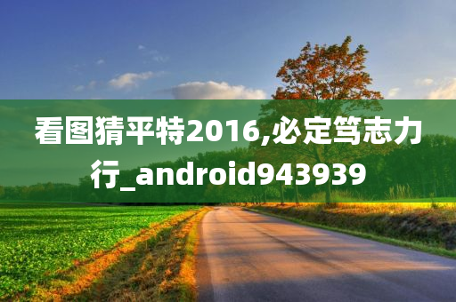 看图猜平特2016,必定笃志力行_android943939