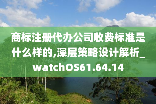 商标注册代办公司收费标准是什么样的,深层策略设计解析_watchOS61.64.14