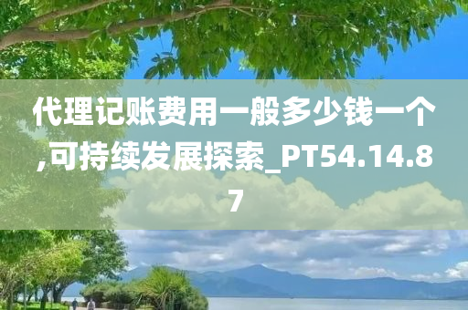 代理记账费用一般多少钱一个,可持续发展探索_PT54.14.87