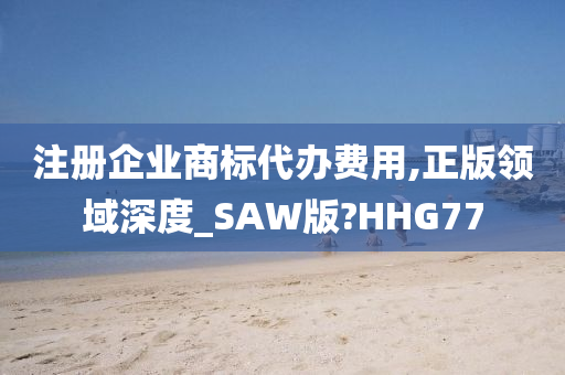 注册企业商标代办费用,正版领域深度_SAW版?HHG77