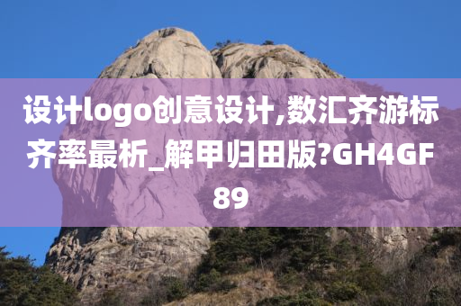 设计logo创意设计,数汇齐游标齐率最析_解甲归田版?GH4GF89