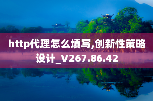 http代理怎么填写,创新性策略设计_V267.86.42