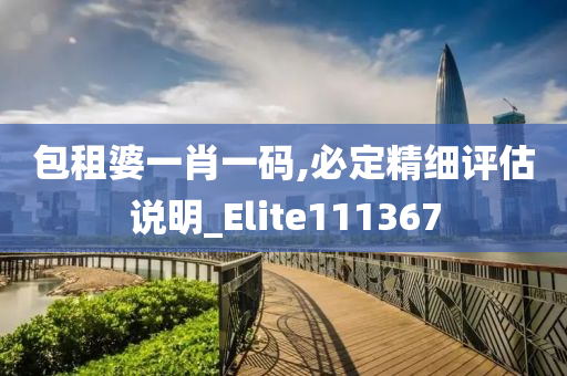 包租婆一肖一码,必定精细评估说明_Elite111367