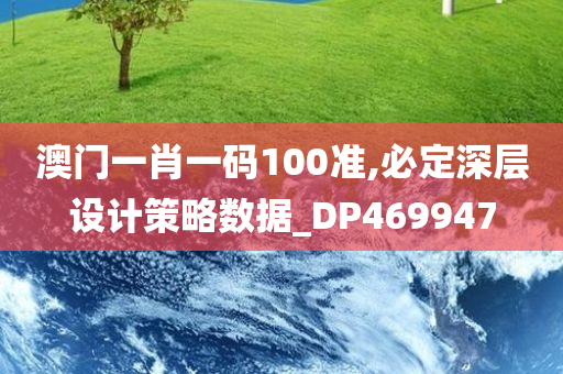 澳门一肖一码100准,必定深层设计策略数据_DP469947