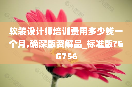 软装设计师培训费用多少钱一个月,确深版资解品_标准版?GG756