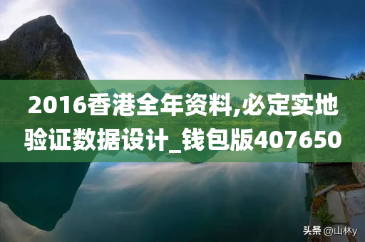 2016香港全年资料,必定实地验证数据设计_钱包版407650