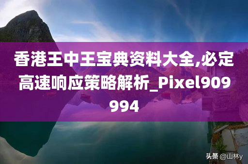 香港王中王宝典资料大全,必定高速响应策略解析_Pixel909994