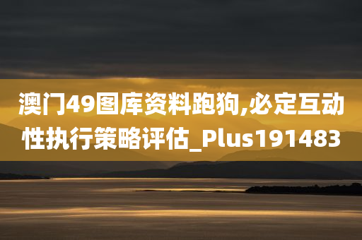 澳门49图库资料跑狗,必定互动性执行策略评估_Plus191483