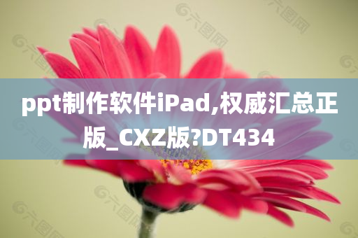 ppt制作软件iPad,权威汇总正版_CXZ版?DT434