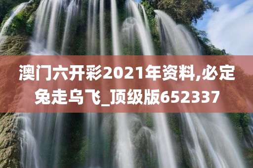 澳门六开彩2021年资料,必定兔走乌飞_顶级版652337