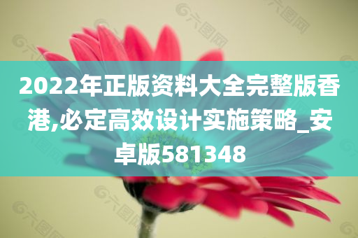 2022年正版资料大全完整版香港,必定高效设计实施策略_安卓版581348