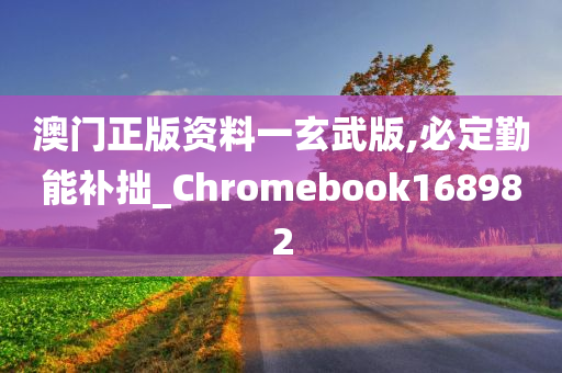 澳门正版资料一玄武版,必定勤能补拙_Chromebook168982