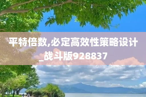 平特倍数,必定高效性策略设计_战斗版928837