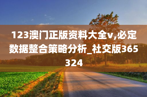 123澳门正版资料大全v,必定数据整合策略分析_社交版365324