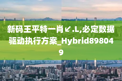 新码王平特一肖↙.L,必定数据驱动执行方案_Hybrid898049