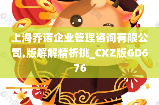 上海乔诺企业管理咨询有限公司,版解解精析挑_CXZ版GD676