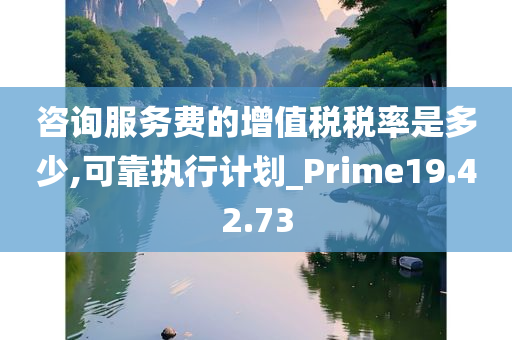 咨询服务费的增值税税率是多少,可靠执行计划_Prime19.42.73